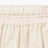 ベビー　おなかすっぽり楊柳ガーゼ七分丈パンツ