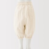 ベビー　おなかすっぽり楊柳ガーゼ七分丈パンツ