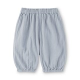 ベビー　おなかすっぽり楊柳ガーゼ七分丈パンツ