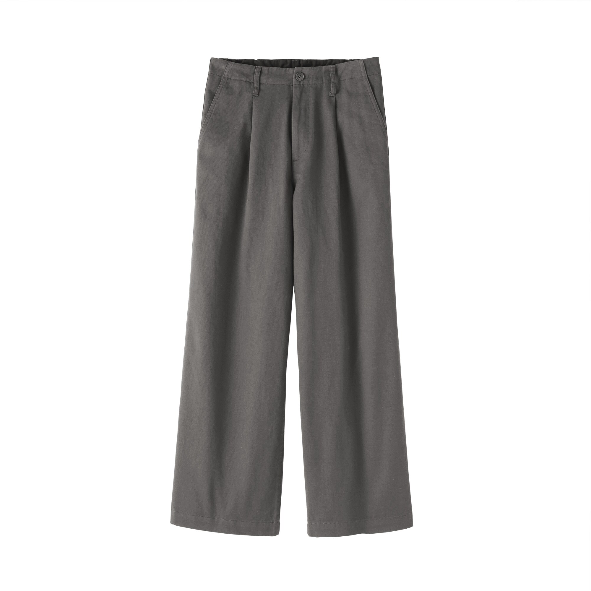 婦人 ムラ糸 チノタックワイドパンツ | 無印良品