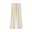婦人　ムラ糸　チノタックワイドパンツ