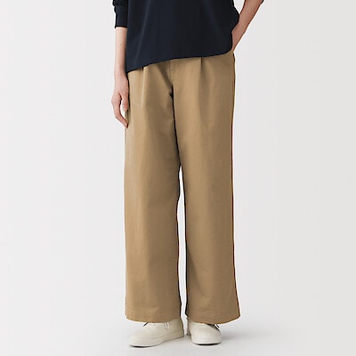 婦人　ムラ糸　チノタックワイドパンツ（2025年仕様）