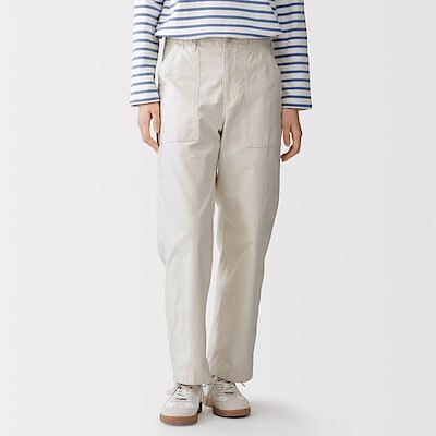 【１２月中旬発売予定】婦人　洗いざらしバックサテン　ベイカーパンツ