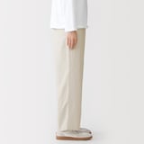 婦人　ヘンプ混ツイル　ストレートパンツ