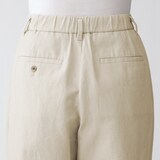 婦人　ヘンプ混ツイル　ストレートパンツ