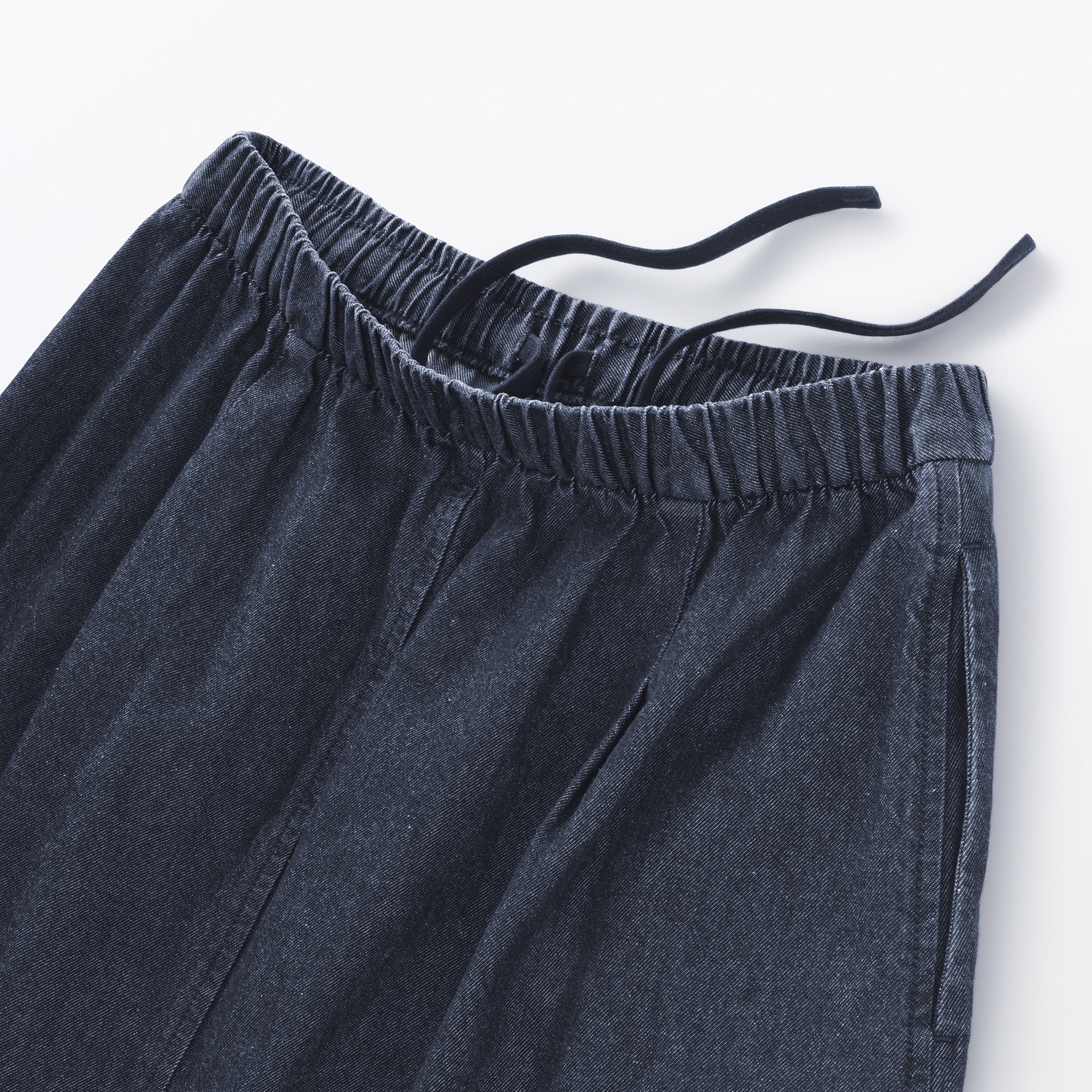 婦人　洗いざらしデニム　イージースカート