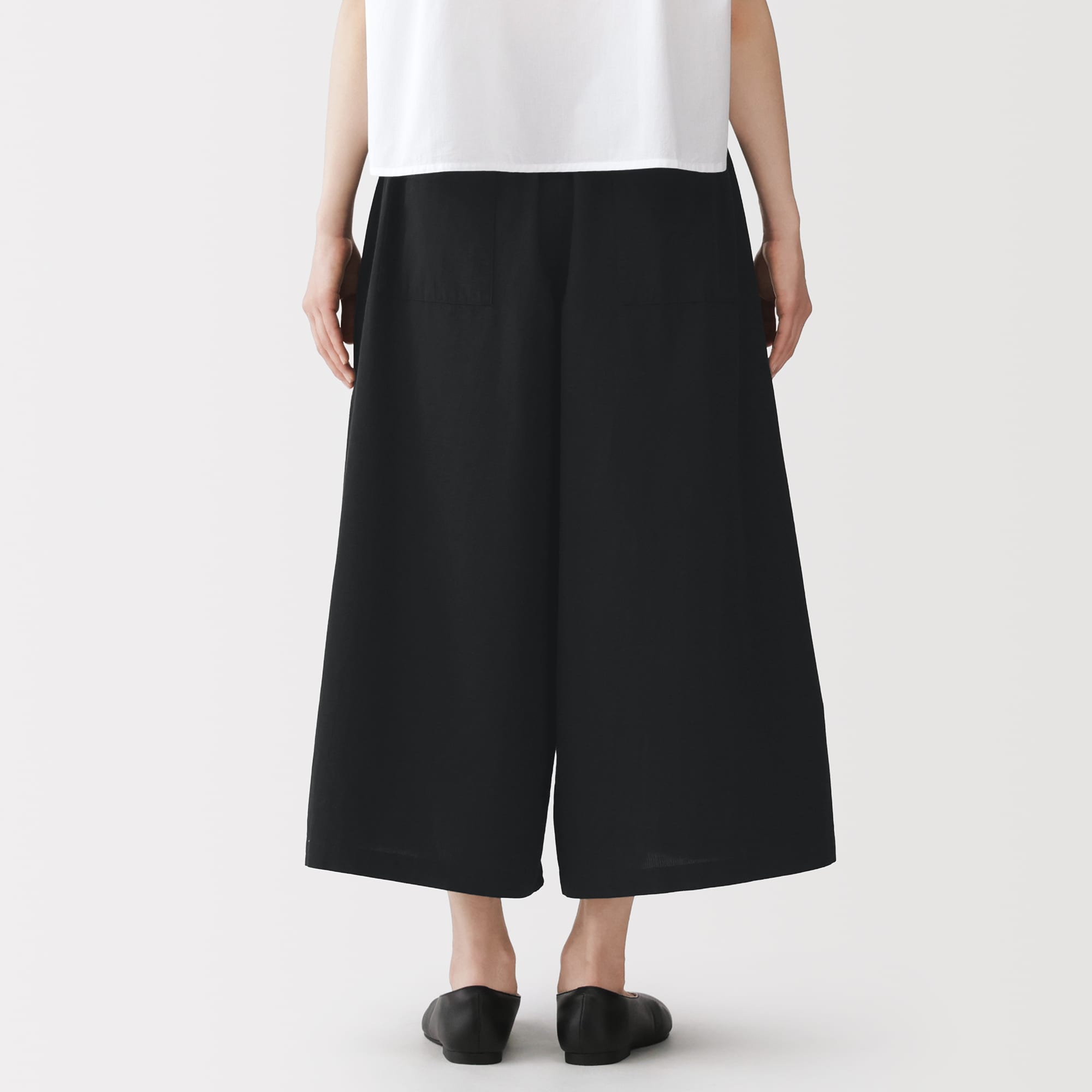 婦人　涼感　スカートパンツ