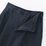 婦人　ヘンプ混ツイル　ハーフパンツ