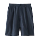 婦人　ヘンプ混ツイル　ハーフパンツ