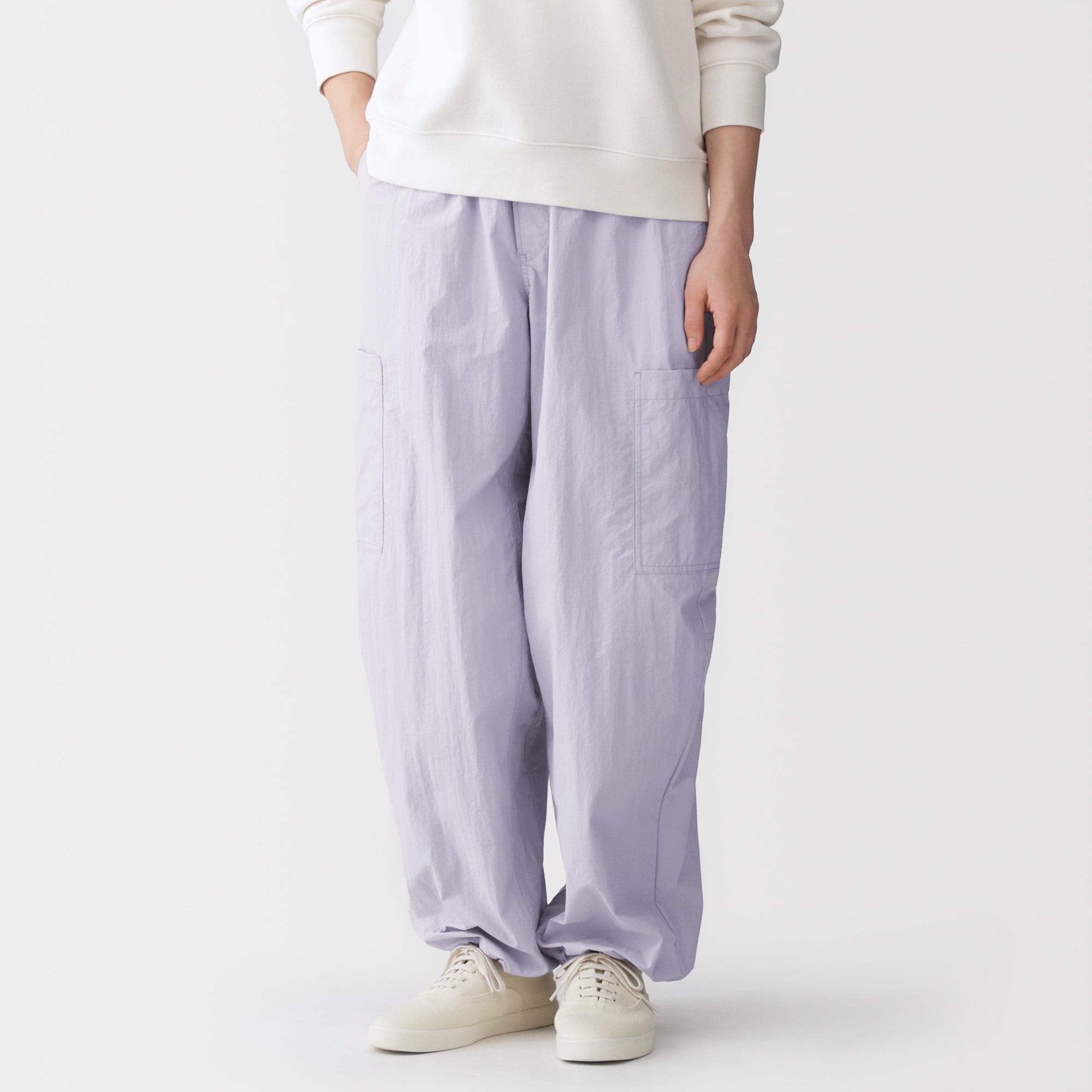 婦人　撥水　ユーティリティーイージーワイドパンツ