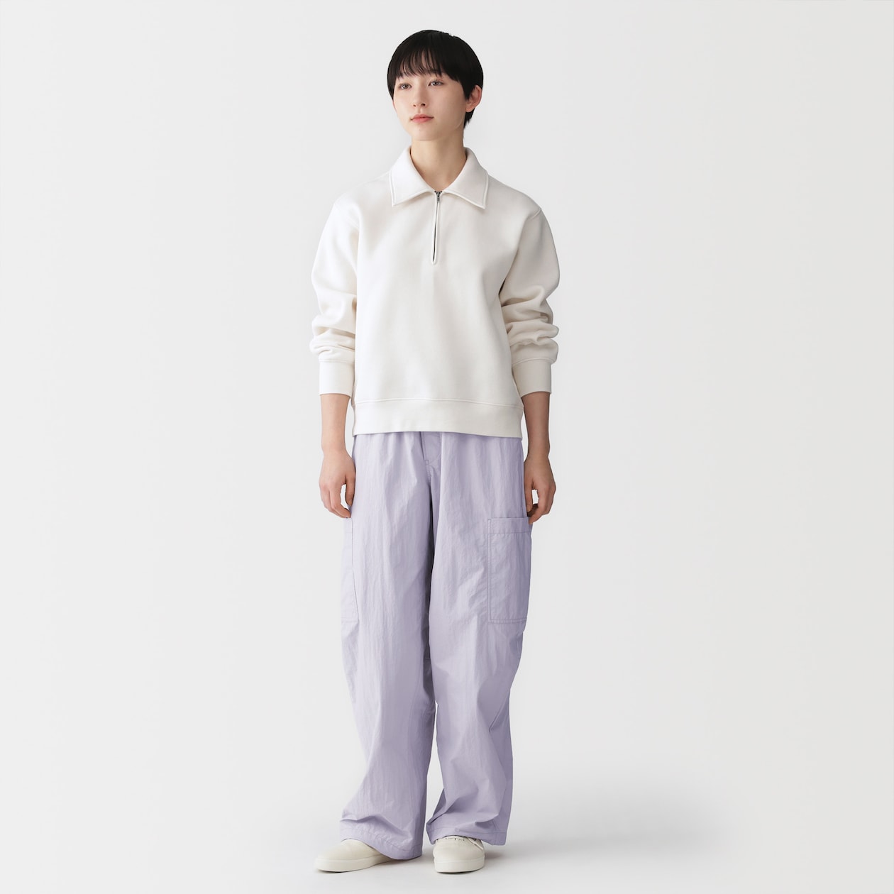 婦人　撥水　ユーティリティーイージーワイドパンツ