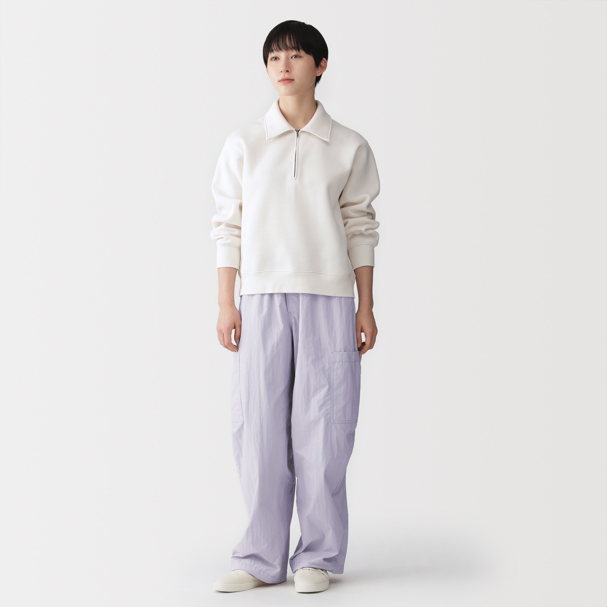 婦人　撥水　ユーティリティーイージーワイドパンツ