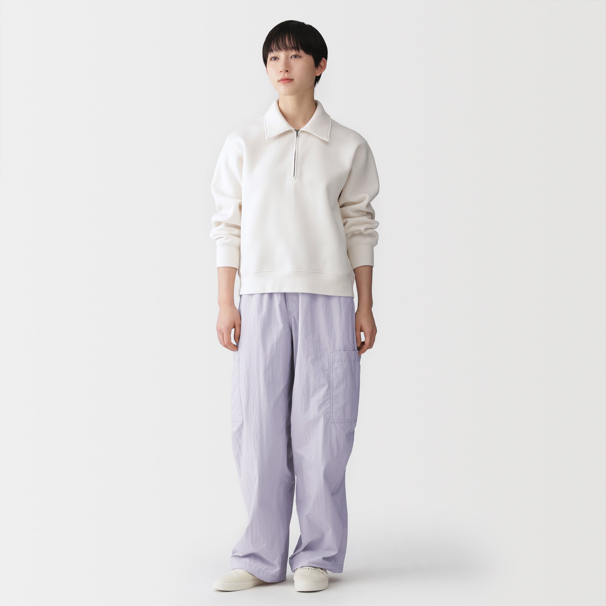 婦人　撥水　ユーティリティーイージーワイドパンツ