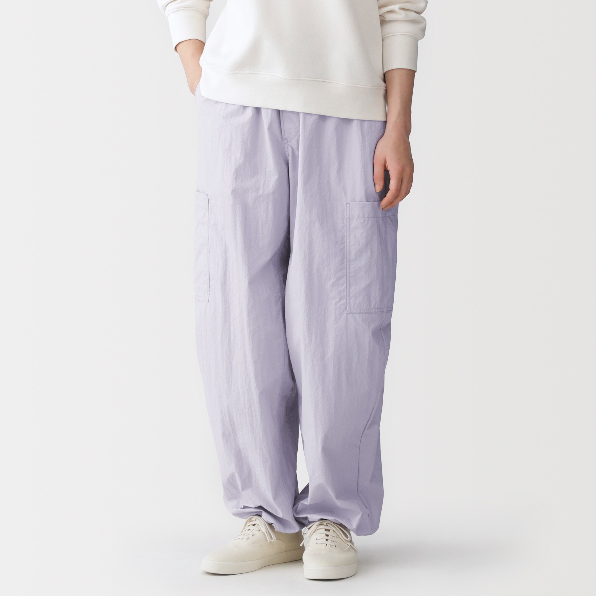 婦人　撥水　ユーティリティーイージーワイドパンツ