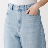 婦人　木の実から作ったカポック混　コクーンパンツ　生成