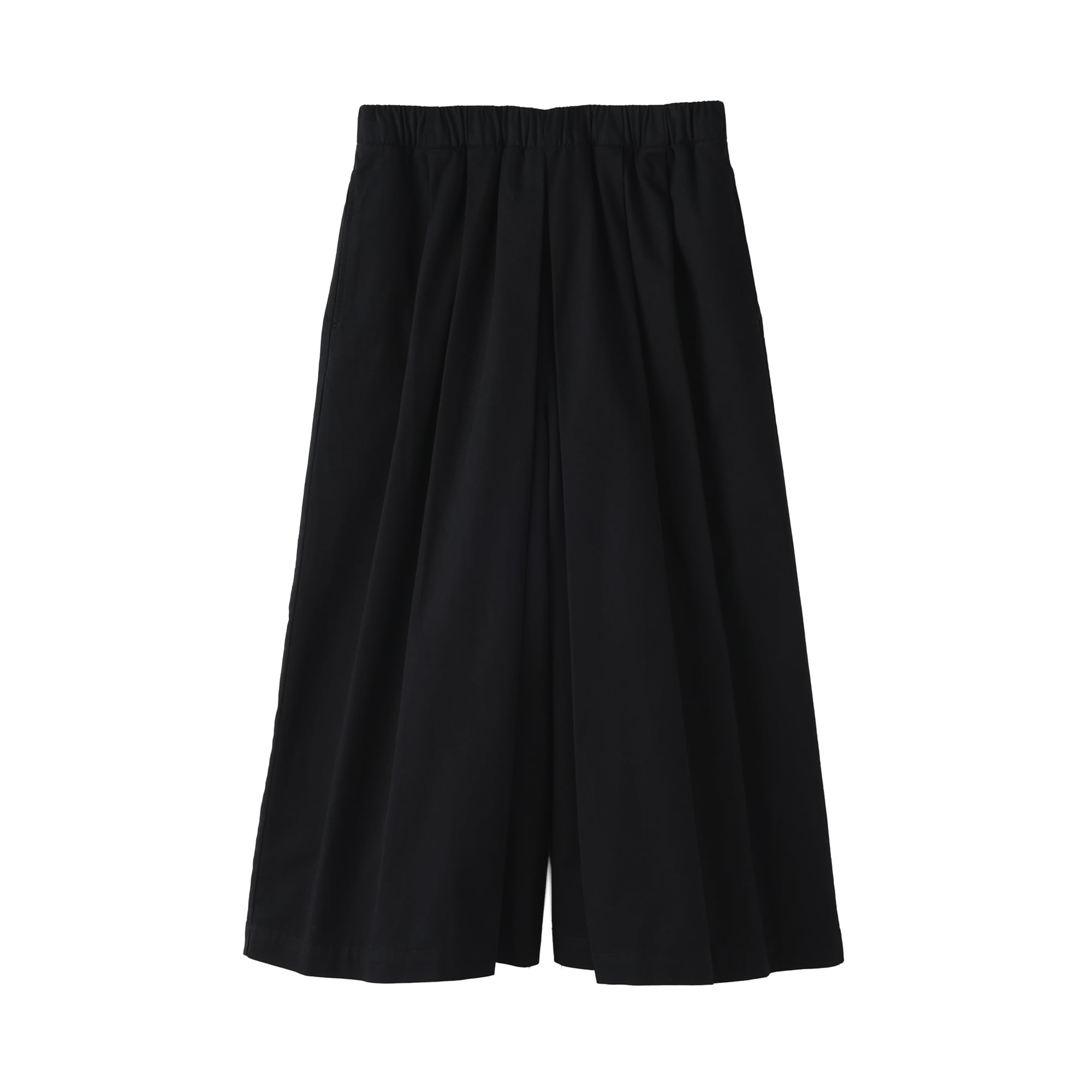 婦人　カポック混　ライトツイルスカートパンツ