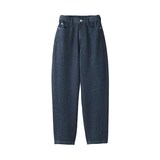 婦人　木の実から作ったカポック混　デニムコクーンパンツ