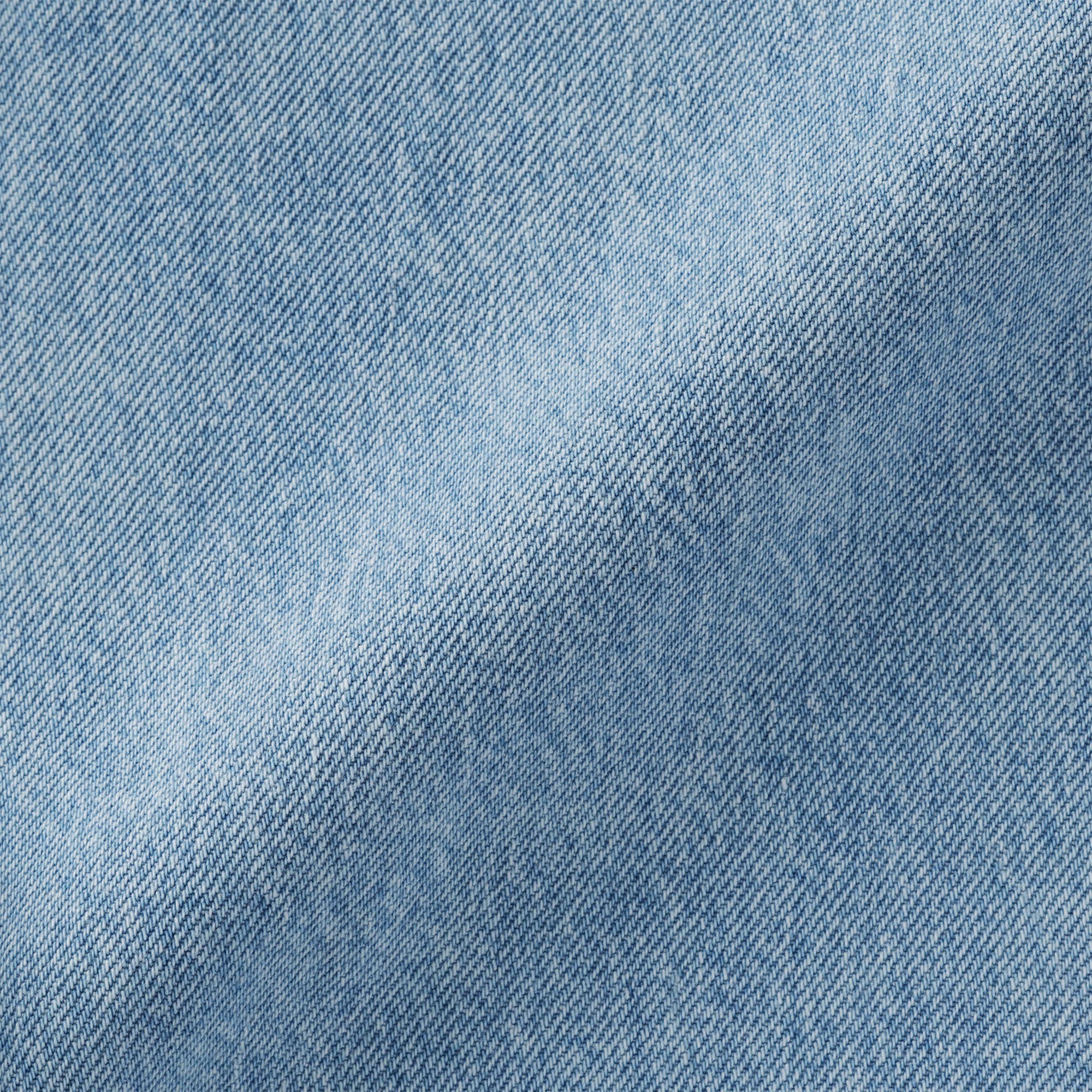 婦人　木の実から作ったカポック混　デニムコクーンパンツ　股下短め（ＯＳ）