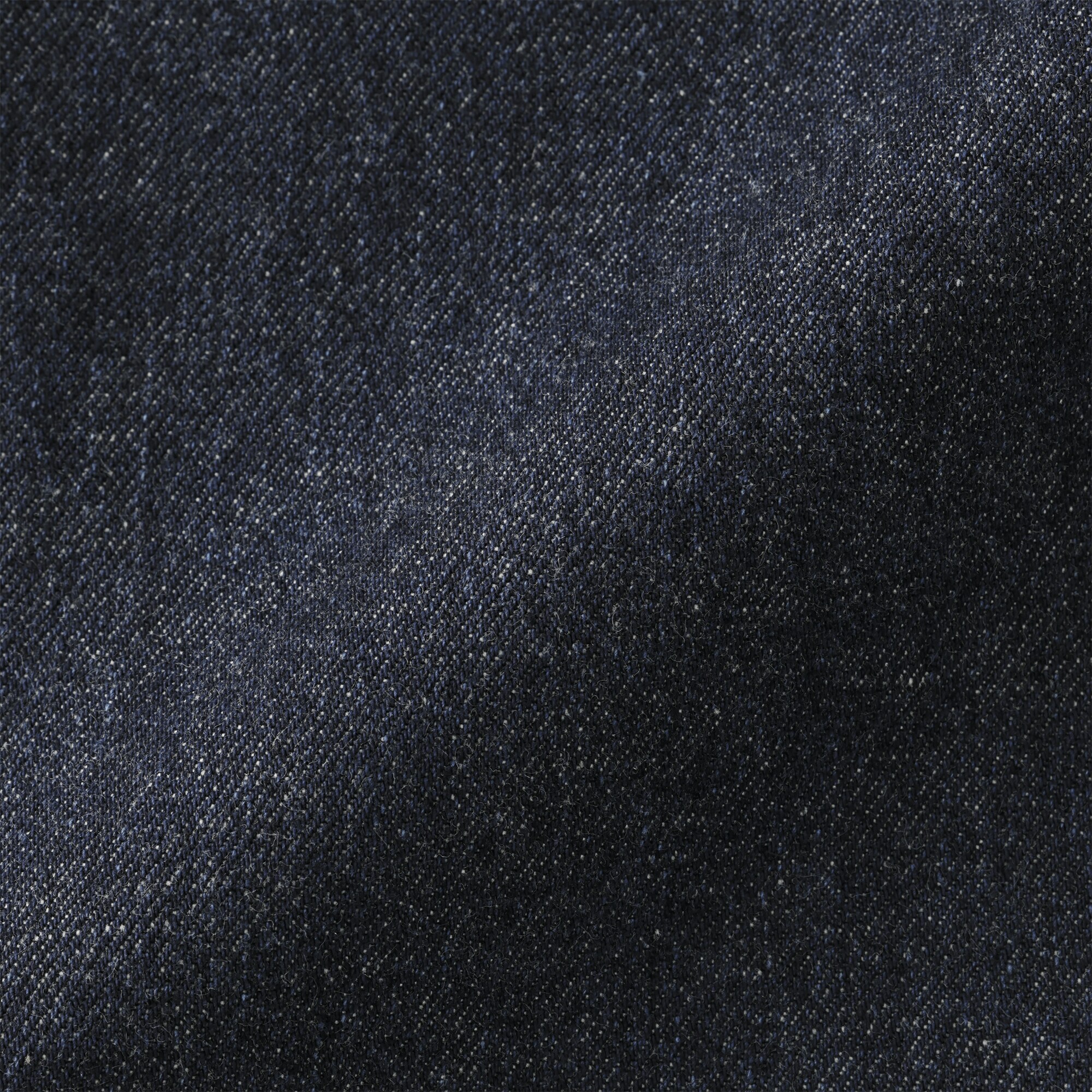 婦人　木の実から作ったカポック混　デニムコクーンパンツ　股下短め（ＯＳ）