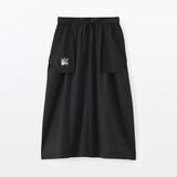 婦人　洗いざらしコットン　イージースカート