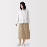 婦人　洗いざらしコットン　イージースカート