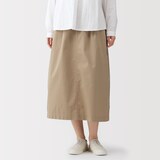 婦人　洗いざらしコットン　イージースカート
