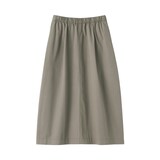 婦人　洗いざらしコットン　イージースカート