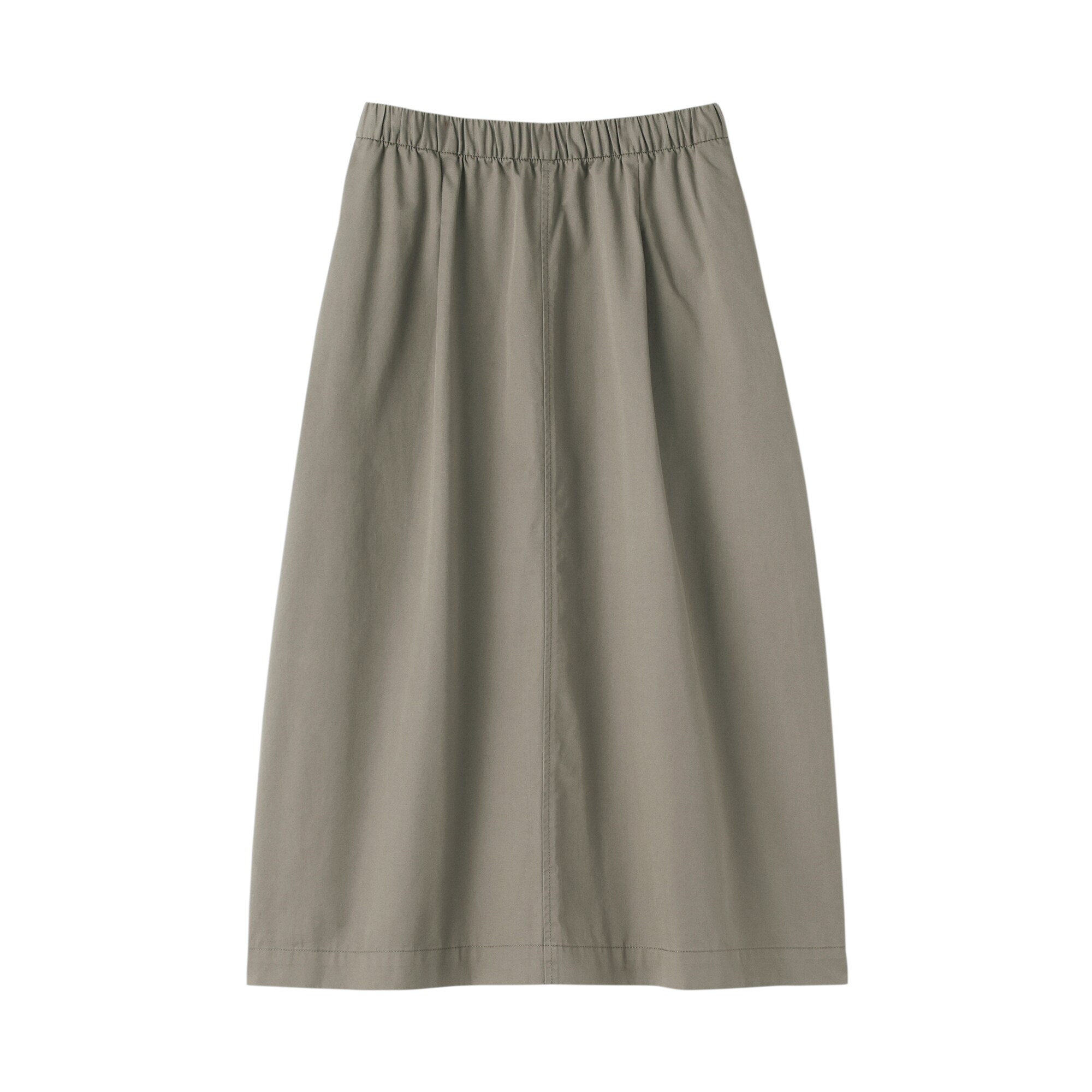 婦人　洗いざらしコットン　イージースカート