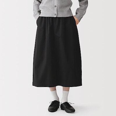 【１２月中旬発売予定】婦人　洗いざらしコットン　イージースカート