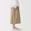 婦人　洗いざらしコットン　イージースカート