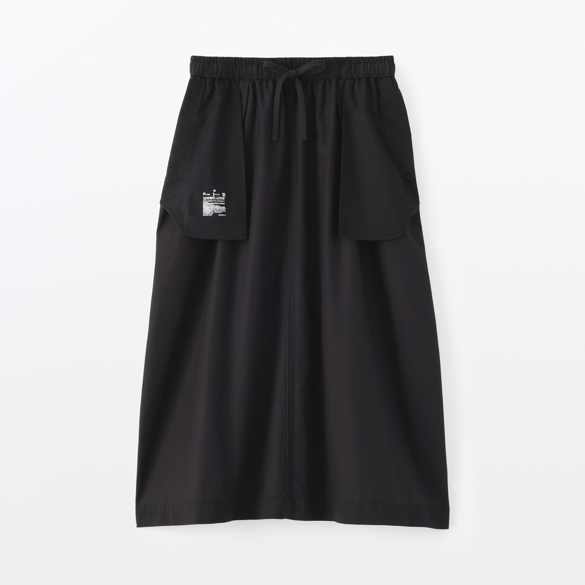 婦人　洗いざらしコットン　イージースカート