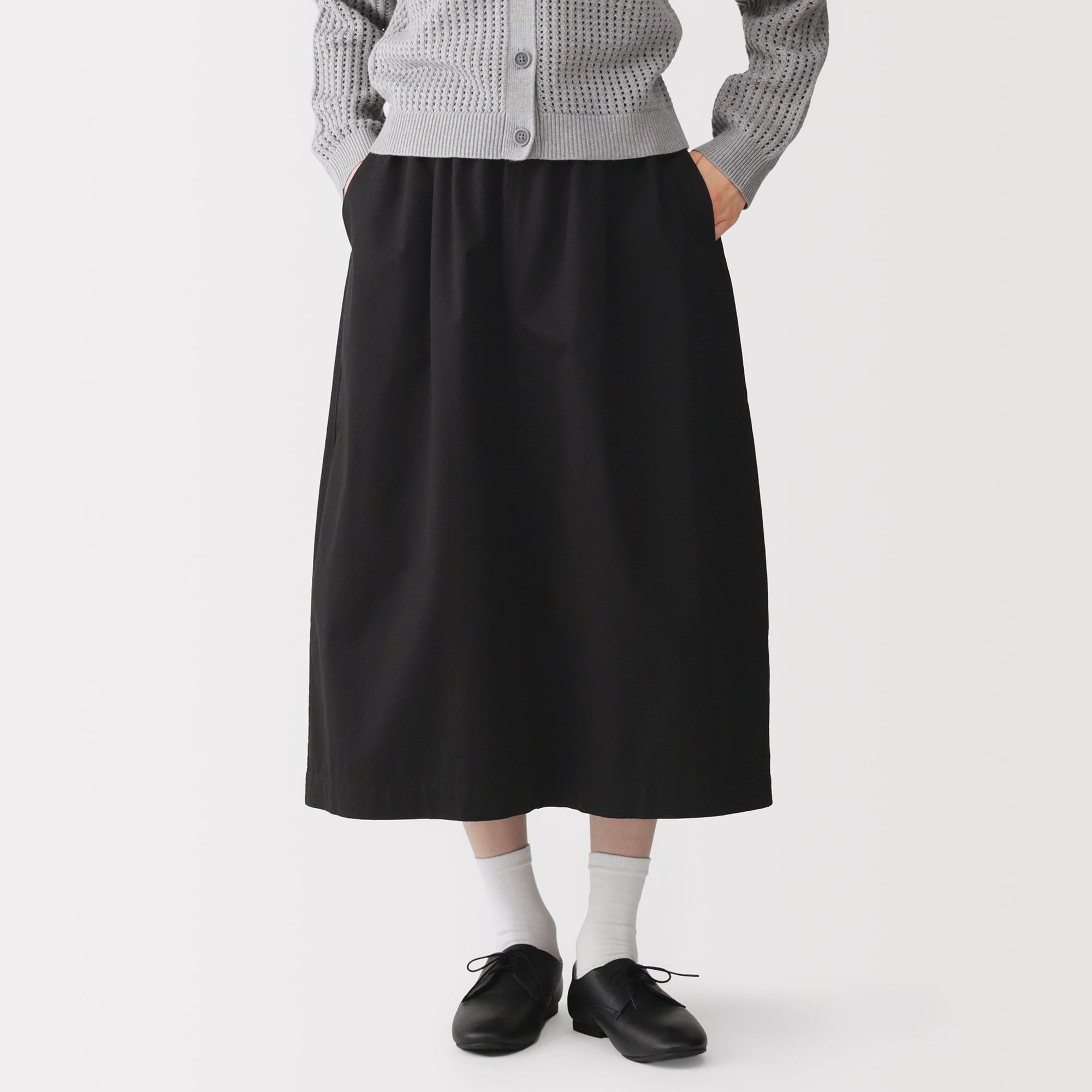 婦人 洗いざらしコットン イージースカート | 無印良品