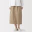 婦人　洗いざらしコットン　イージースカート