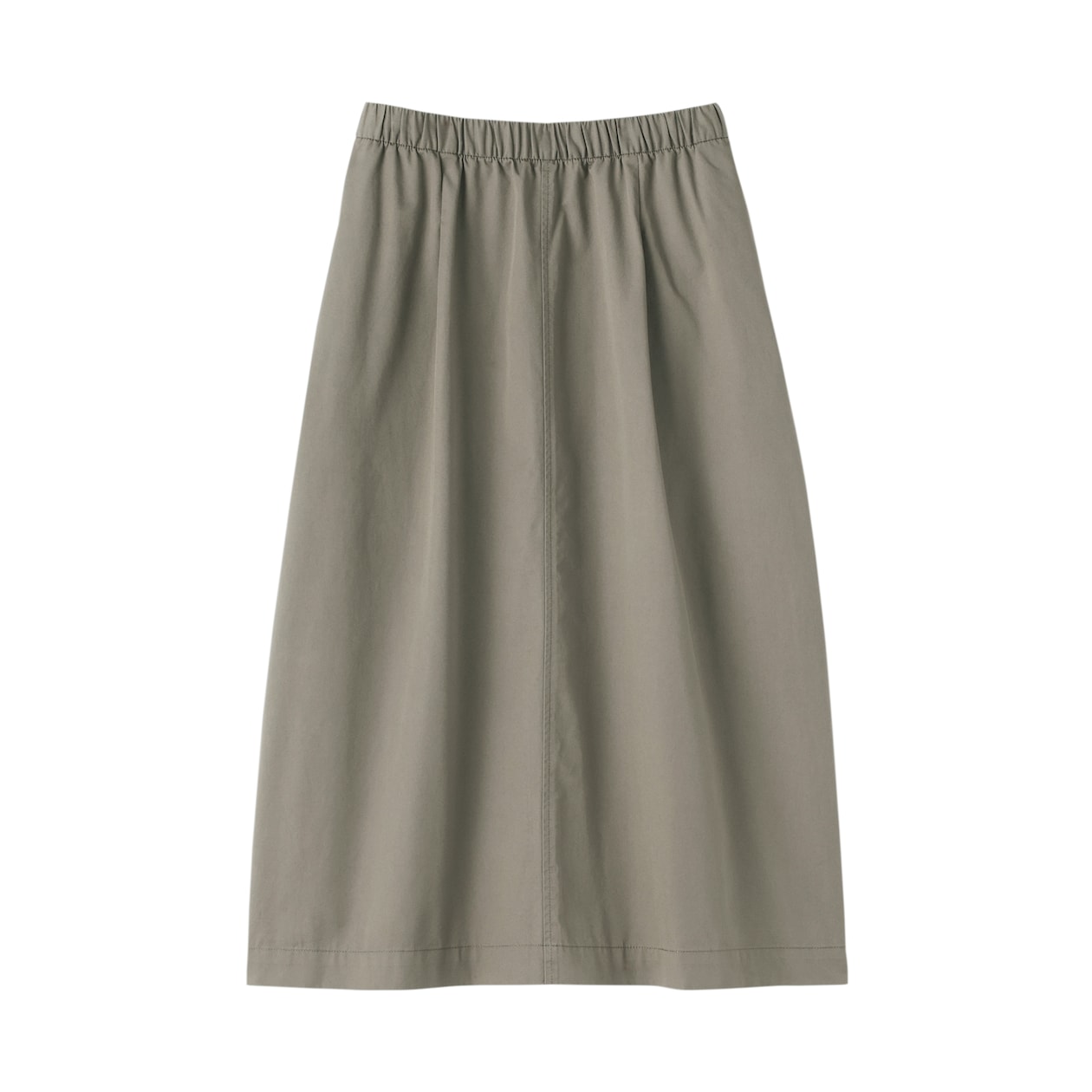 婦人　洗いざらしコットン　イージースカート