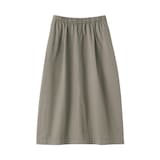 婦人　洗いざらしコットン　イージースカート