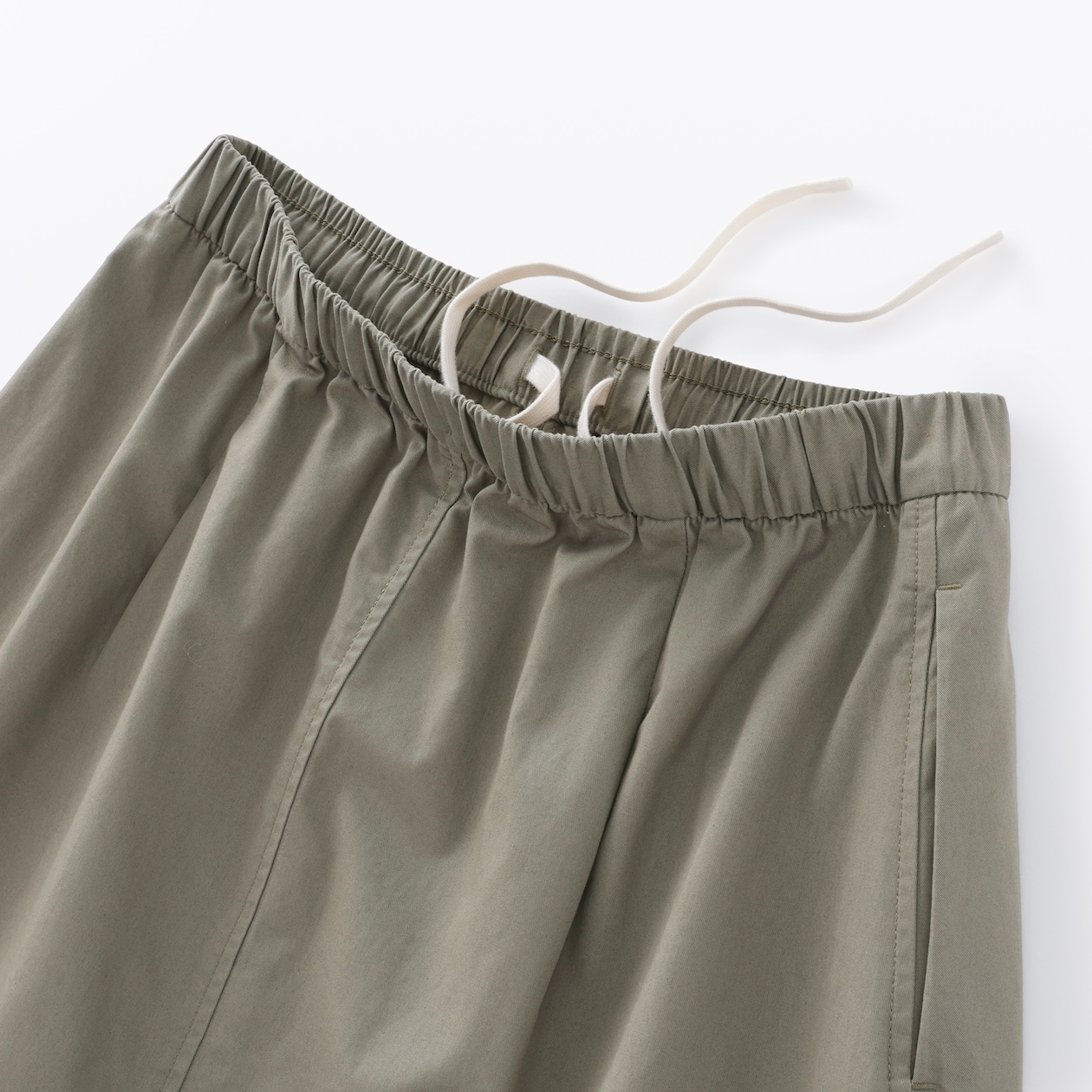 婦人　洗いざらしコットン　イージースカート