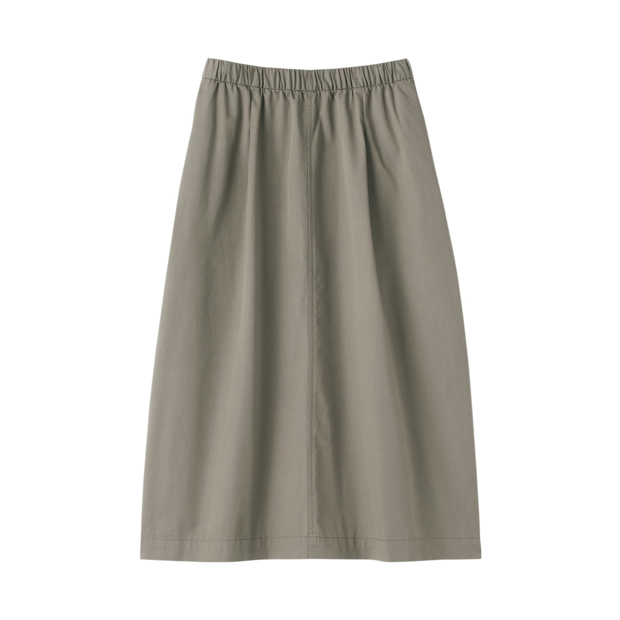 婦人　洗いざらしコットン　イージースカート