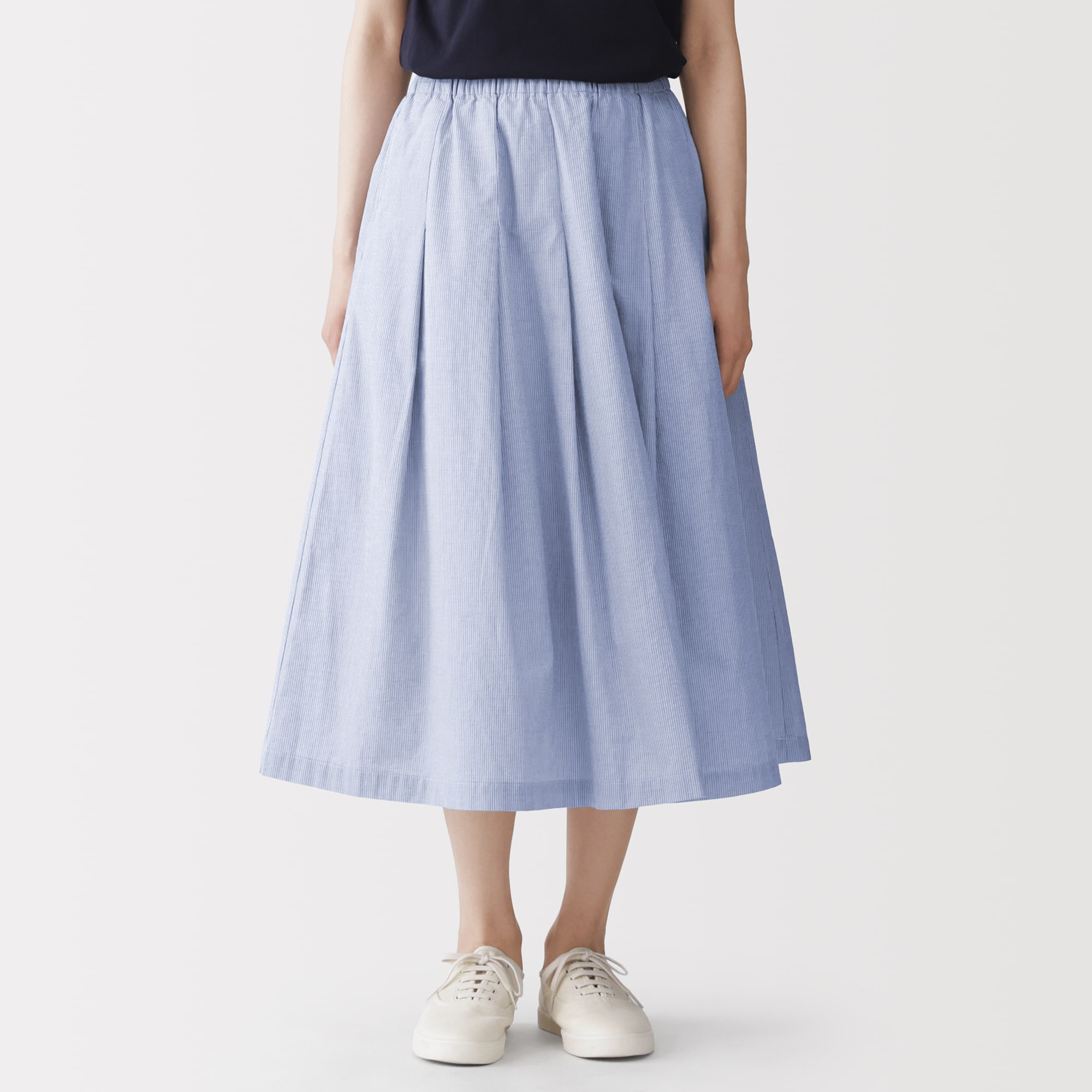 婦人 涼感 タックギャザースカート | 無印良品