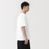 紳士　昔ながらの製法で編み立てた天竺クルーネック半袖Ｔシャツ