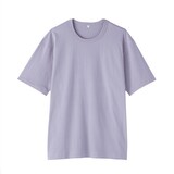 紳士　昔ながらの製法で編み立てた天竺クルーネック半袖Ｔシャツ