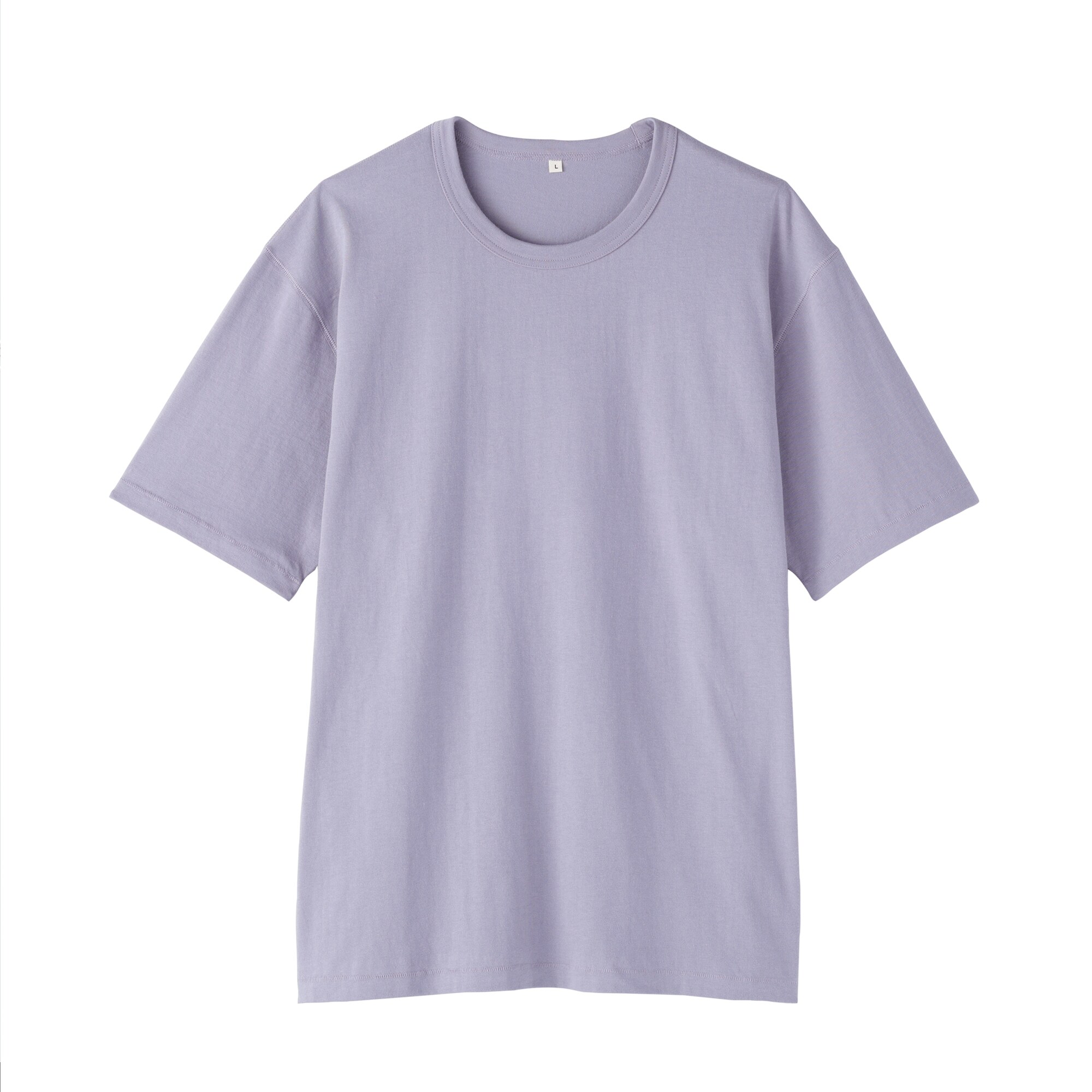 紳士　昔ながらの製法で編み立てた天竺クルーネック半袖Ｔシャツ