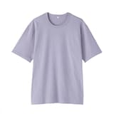 紳士　昔ながらの製法で編み立てた天竺クルーネック半袖Ｔシャツ