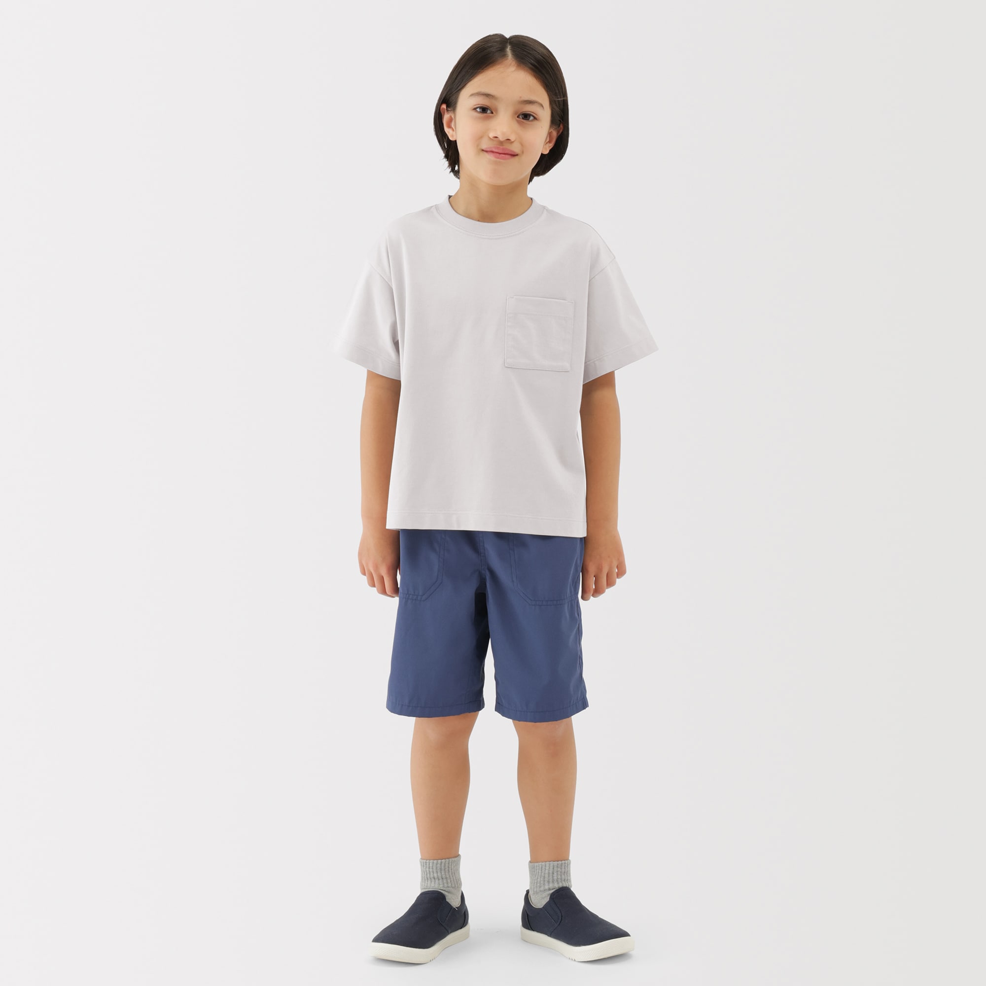 キッズ 涼感UVカットワイド半袖Tシャツ | 無印良品