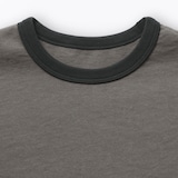 キッズ　太番手クルーネック五分袖Ｔシャツ