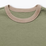 キッズ　太番手クルーネック五分袖Ｔシャツ