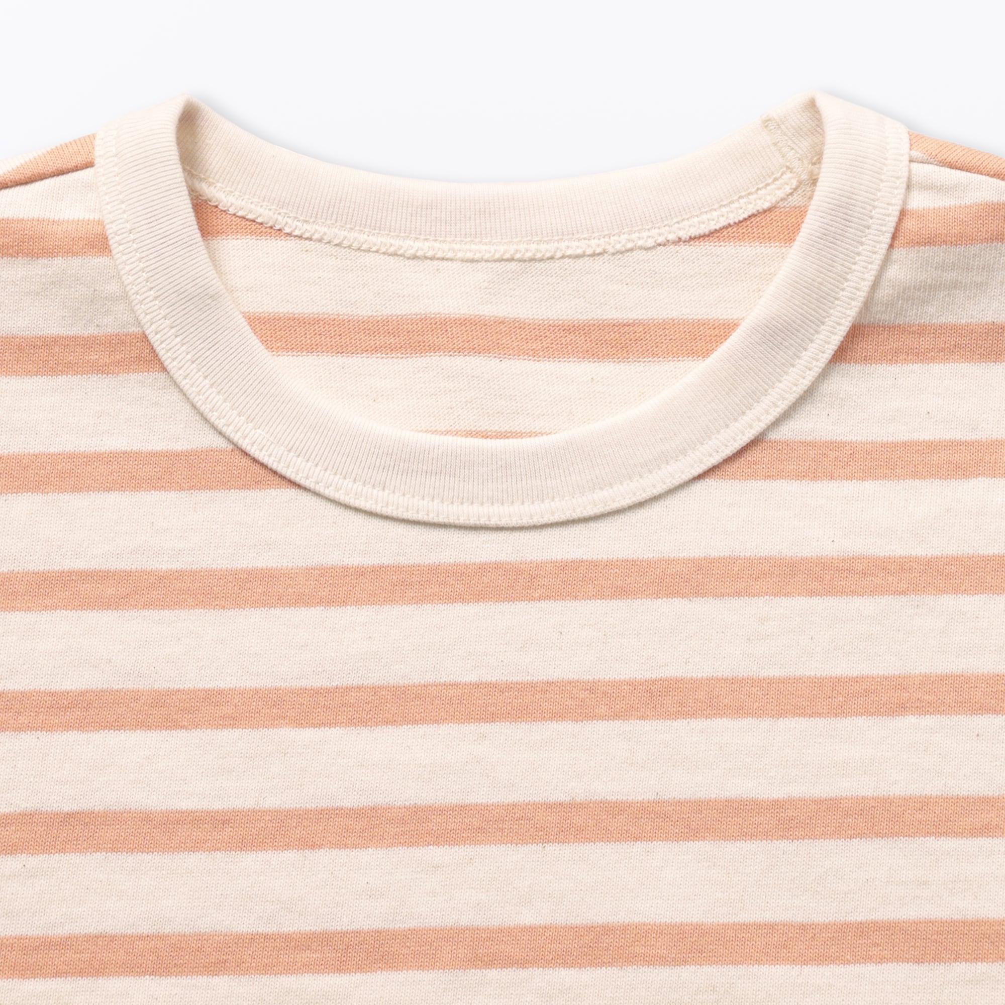 キッズ　太番手クルーネック五分袖Ｔシャツ