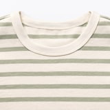 キッズ　太番手クルーネック五分袖Ｔシャツ