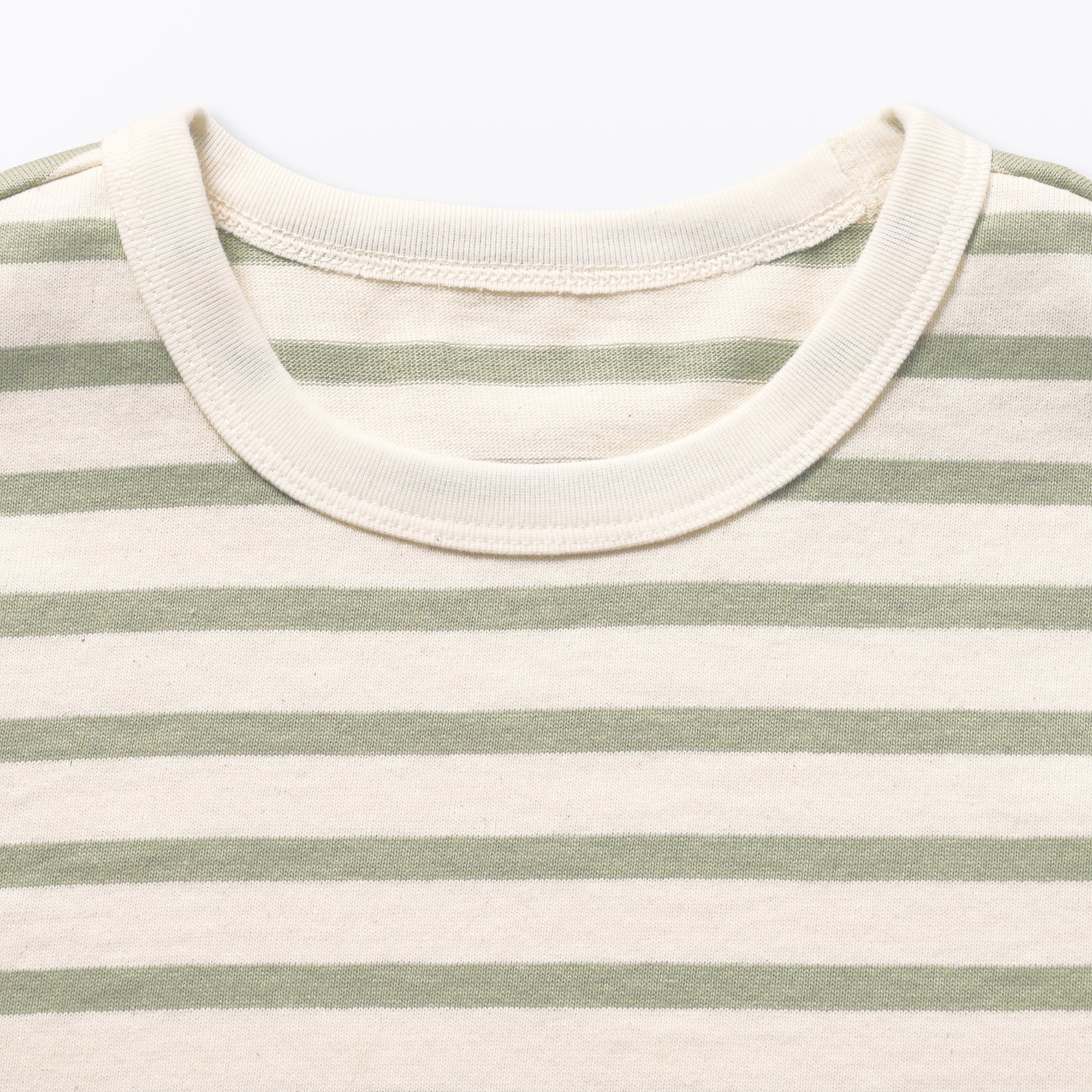 キッズ　太番手クルーネック五分袖Ｔシャツ