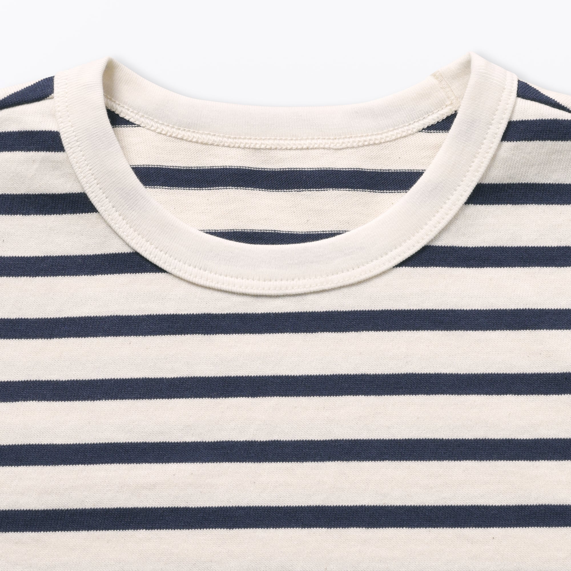 キッズ　太番手クルーネック五分袖Ｔシャツ