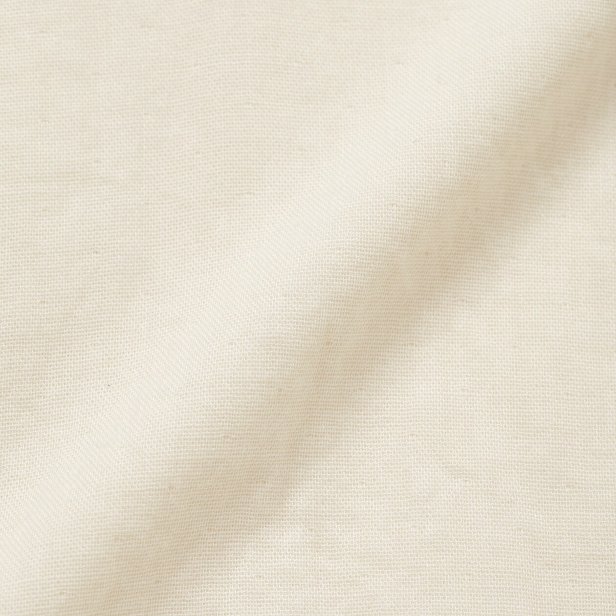 キッズ　二重ガーゼスタンドカラー長袖シャツ